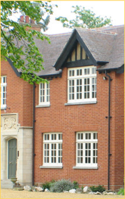 Restored sash windows