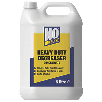 degreaser to clean the window frames